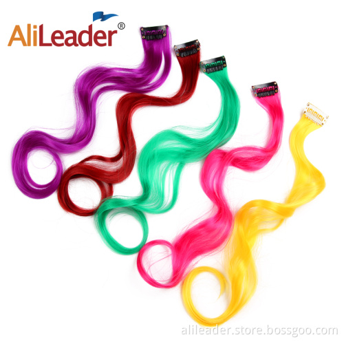 Curly Synthetic Blonde Hair Piece For Hair extension